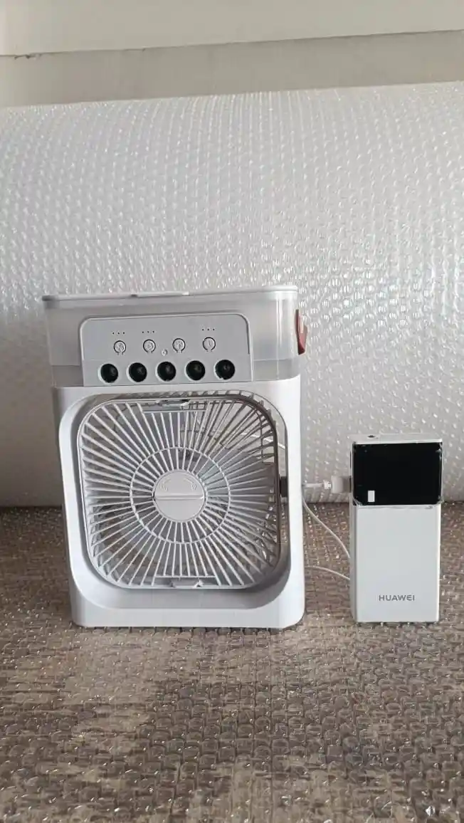 Air Cooler Fan +power Bank Combo Pakage