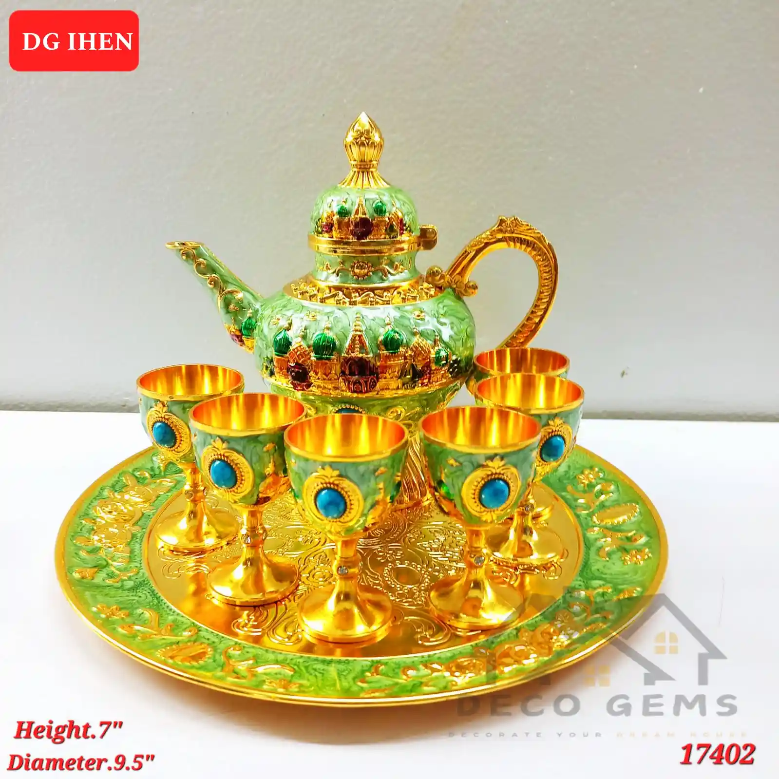 Metal Vintage Surai Set (Lite Green)- 17402