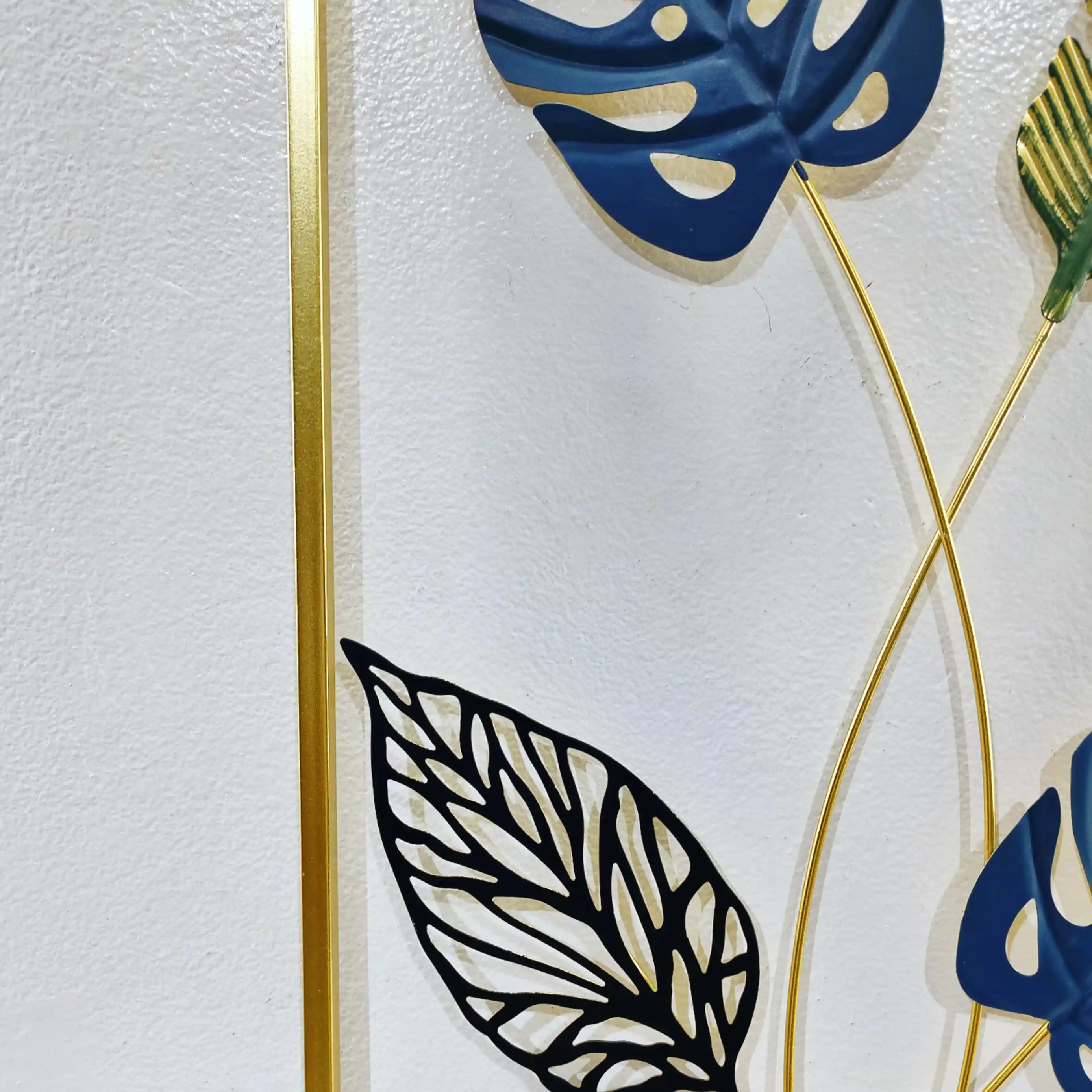 Metal Leaf Decorative Wall Art-