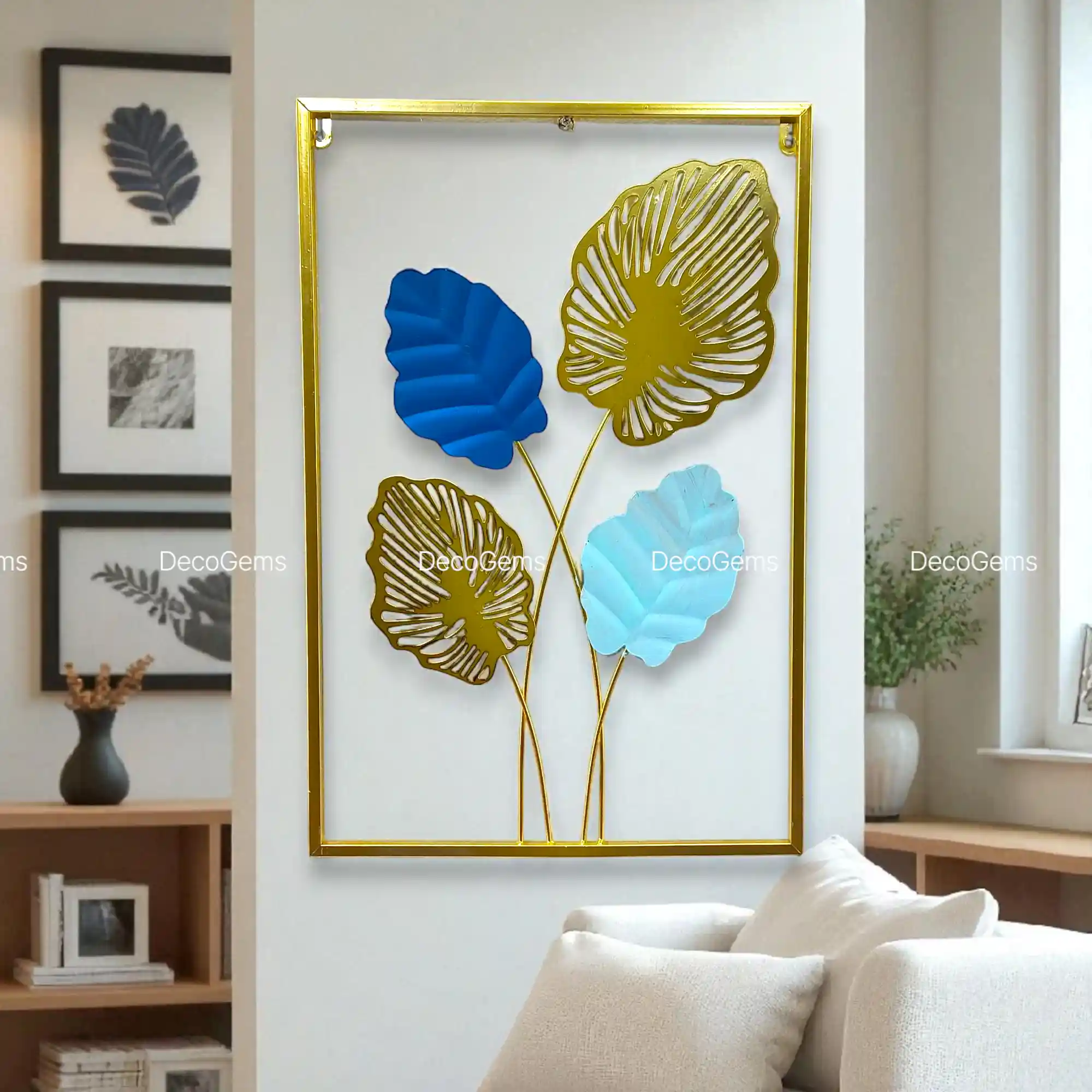 Metal Leaf Designed Wall Decor- 17773